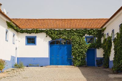 House against clear sky