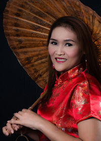 Portrait of a smiling young woman