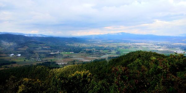 Scenic view of landscape against sky