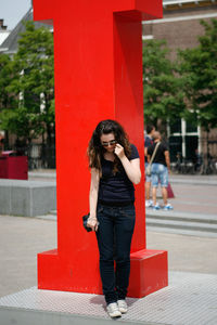 Full length of young woman