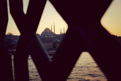 View of built structure in city