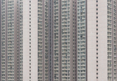 Low angle view of buildings in city