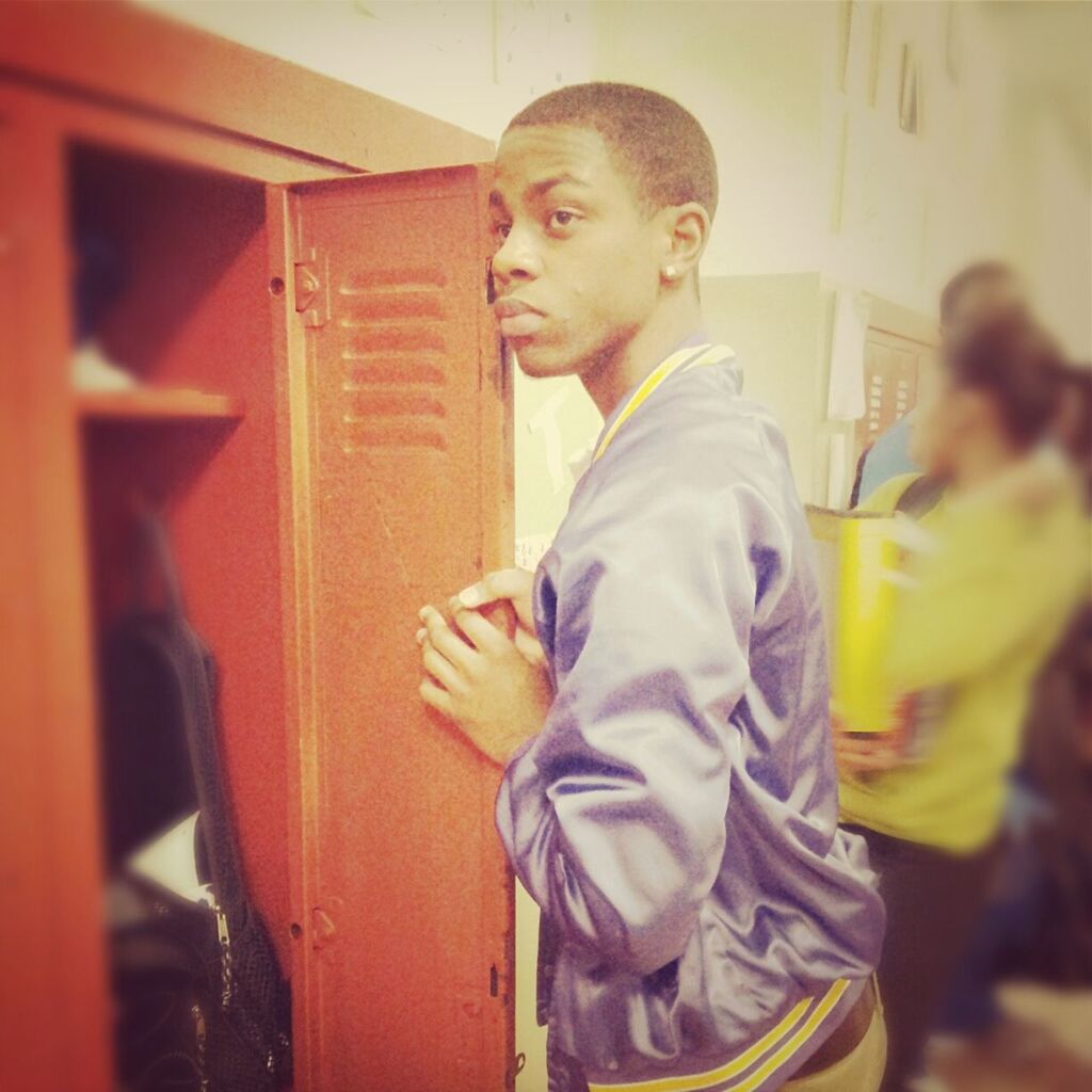 Hanging out at my locker