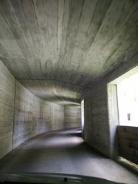 Interior of empty tunnel