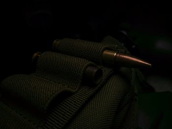 Close up of electric lamp