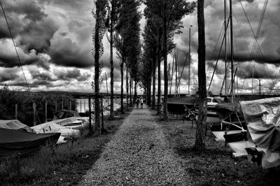 View of road against sky