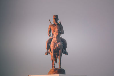 Low angle view of statue