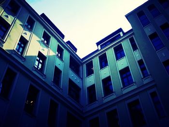 Low angle view of building against sky