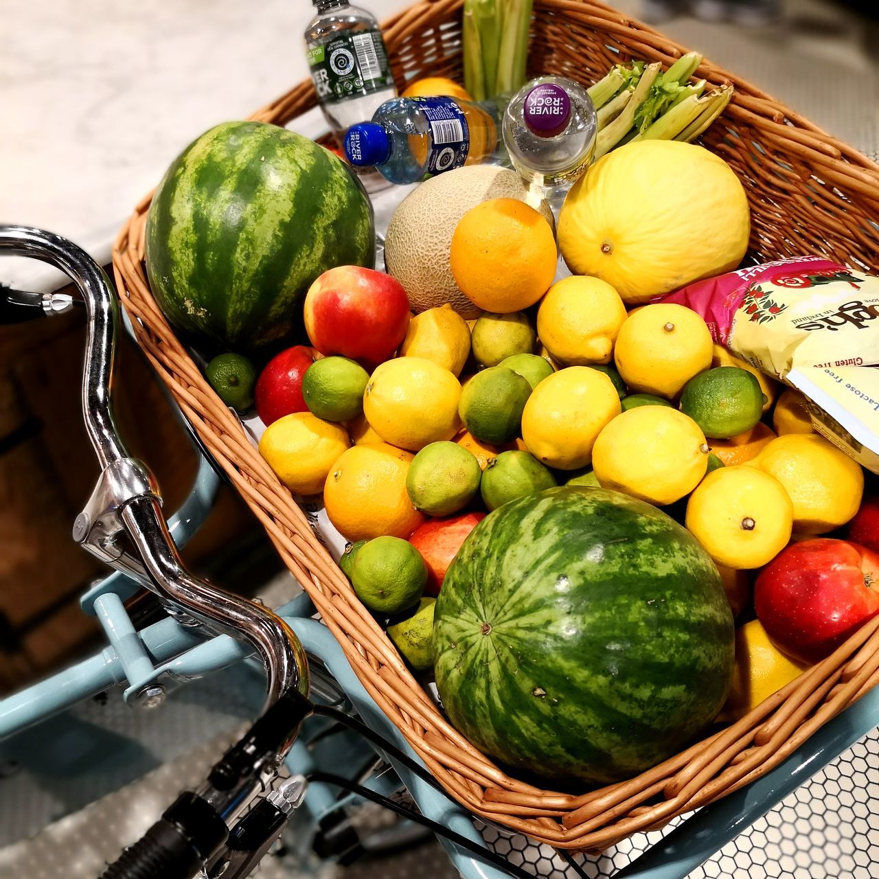 healthy eating, food and drink, food, fruit, wellbeing, basket, freshness, choice, container, variation, citrus fruit, vegetable, still life, no people, orange - fruit, orange, high angle view, large group of objects, green color, orange color