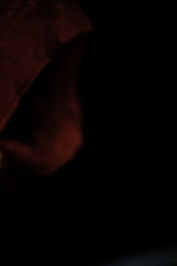 View of illuminated dark room