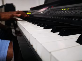 Man playing piano