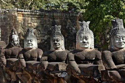 Statues in temple