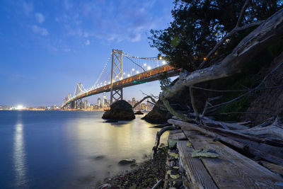 Bay bridge view from the shore