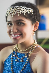 Portrait of smiling young woman