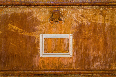 Full frame shot of old wooden door