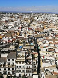 Aerial view of seville from the giralda