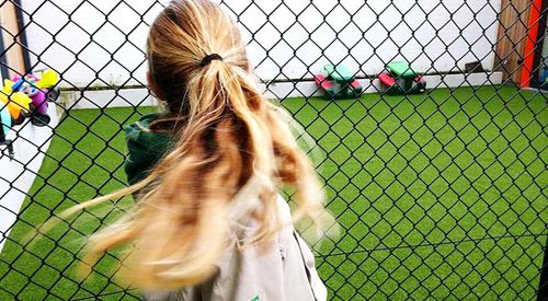 Close-up of chainlink fence