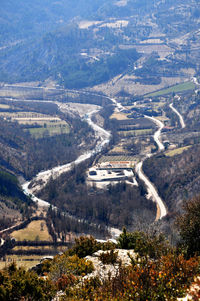 Aerial view of landscape