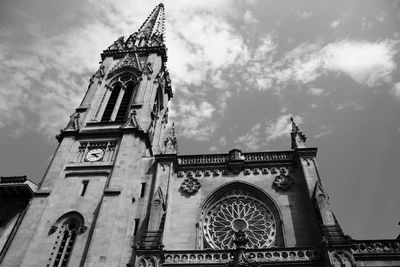 Low angle view of church against the sky