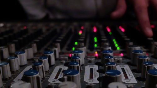 Close-up of computer keyboard