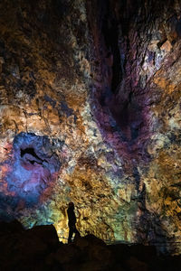 Digital composite image of cave