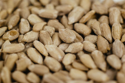 Full frame shot of sunflower seeds