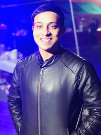 Portrait of a smiling young man