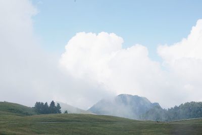 Panoramic view of landscape against sky