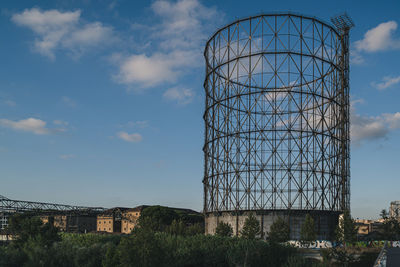 Low angle view of building against sky