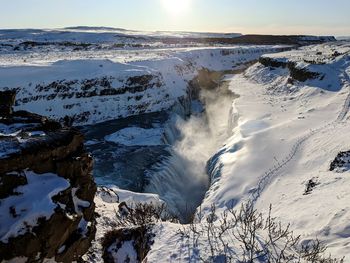 Gullfoss waterfall, iceland