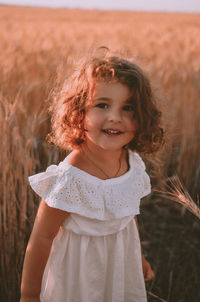 Portrait of a smiling girl