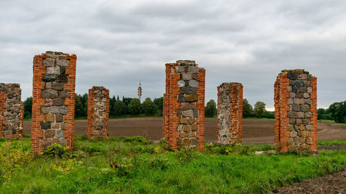 Old ruins against sky