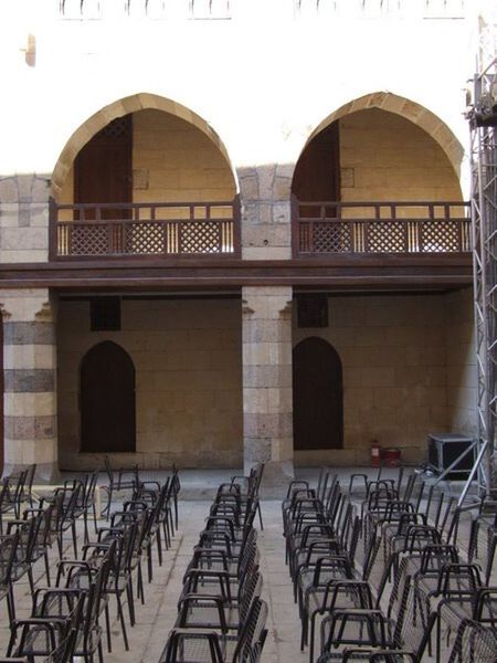 VIEW OF CHAIRS IN A BUILDING