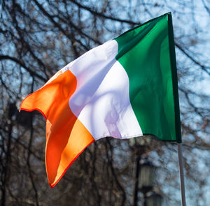 Low angle view of flag