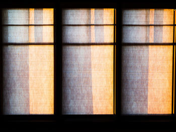 Full frame shot of window blinds