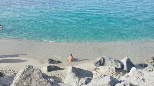 People on beach