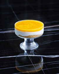 Close-up of drink on table