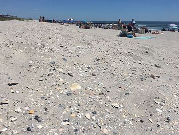 Group of people on beach