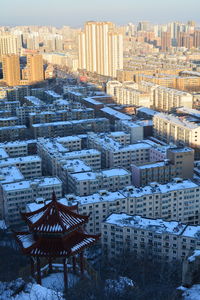 Aerial view of city