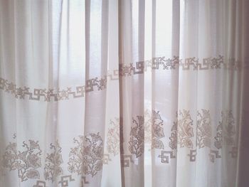 Close-up of curtain