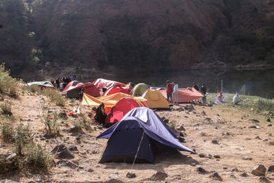 Group of people on the ground