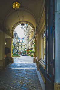 Corridor of building