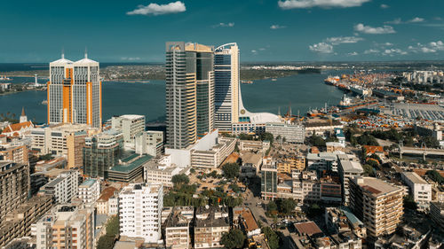 Aerial view of msulim mosque in dar es salaam