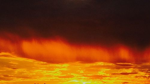 Low angle view of dramatic sky