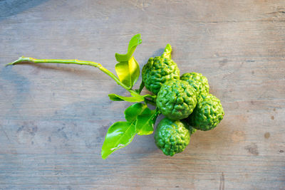 Close-up of brussels sprouts on table