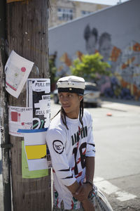 Young man on the street