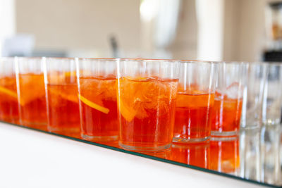 Spritz aperol appetizer.