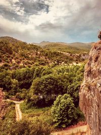 Scenic view of landscape against sky