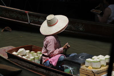 Boat in sea