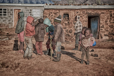 Group of people in traditional clothing